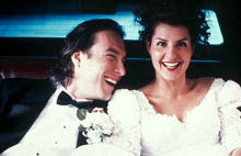 First comes love, then comes marriaGe. Ian (John Corbett) and Fotoula (Nia Vardalos) step into unchartered waters via marriage