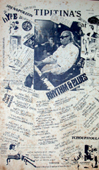 One of the many original playbills produced by Tipitina’s in its early years.