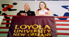 Volleyball coach Greg Castillo and outside hitter Maggie Schaeffer were two of the reasons the team finished first in the region and playing in the national tournament.