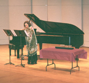 Louisiana State University flute faculty member Katherine Kemler performed in Roussel Hall On Tuseday as part of a music professor exchange program.