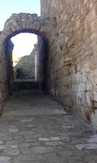 On your trip, you can take a walk on a street in Old City Jerusalem.