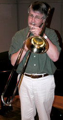 John Mahoney, director of jazz studies, performed with the jazz septet and coordinated the festival.