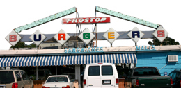 The retro-style diner near the corner of Calhoun Street and S. Claiborne Avenue serves up cheap diner eats to hungry crowds seven days a week.