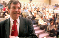 Libertarian presidential candidate Michael Badnarik spoke last Friday in a lecture organized by Karl Weis, president of the Loyola College Libertarians.