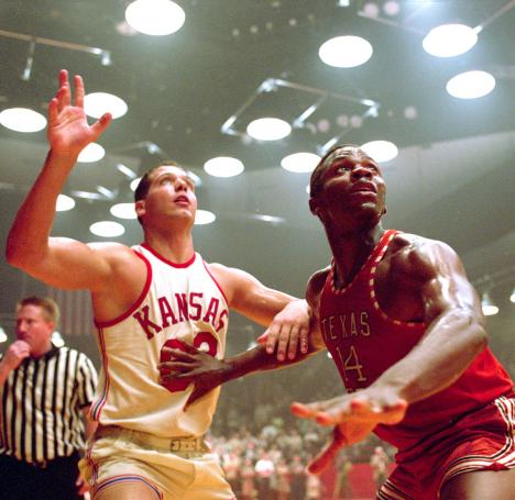 Derek Luke (right) plays one of the members of the Texas Western team.