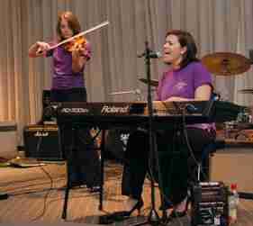 Lucy Gossett (above) and Fay Wray (right) were two of four bands that took part in Bring Back the Music, a benefit to help return music programs to New Orleans public schools. The event began at 8 p.m. in the St. Charles room in the Danna Center on Wednesday night. Also performing was Glasgow, featured below, and The City Life.