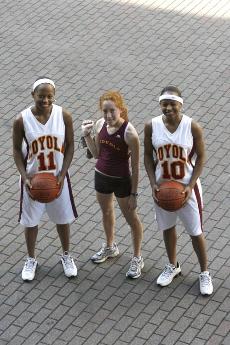 Trenese Smith, Mary Erin Imwalle and Trenell Smith are the Female Athletes of Year for the 2006-2007 season.
