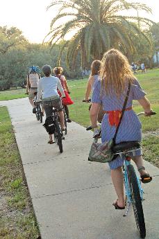 The Loyola contingent of Critical Mass starts their ride from Palmer Park on Friday, Sept. 28.