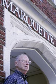 John Spansel, A' 56, remembers how legendary skipper Jack Orsley offered him a scholarship in front of Marquette.