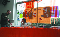 Social justice scholars hold a bake sale to fund their efforts to eradicate human trafficking. The group will hold a fair in April.