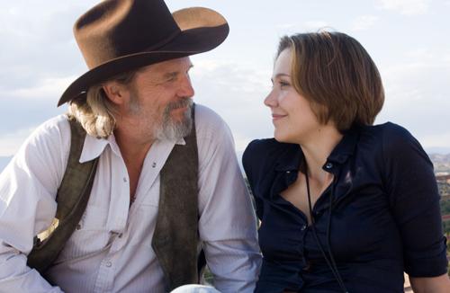 In this film publicity image released by Fox Searchlight films, Jeff Bridges, left, and Maggie Gyllenhaal are shown in a scene from “Crazy Heart,” in theaters now.