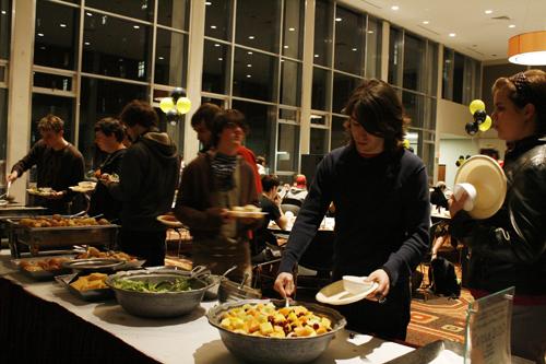 Loyola’s Bateman team held a special dinner in the St. Charles Room Thursday, Feb. 25 to promote Down for the Count, their campaign to encourage U.S. Census participation.