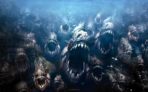 The horror film Piranha 3D, a remake of the 1978 film, came out Aug. 20. In the movie,	an earthquake shakes Lake Victoria in Arizonia and stirs up prehistoric piranhas from whiich the cast must now escape.