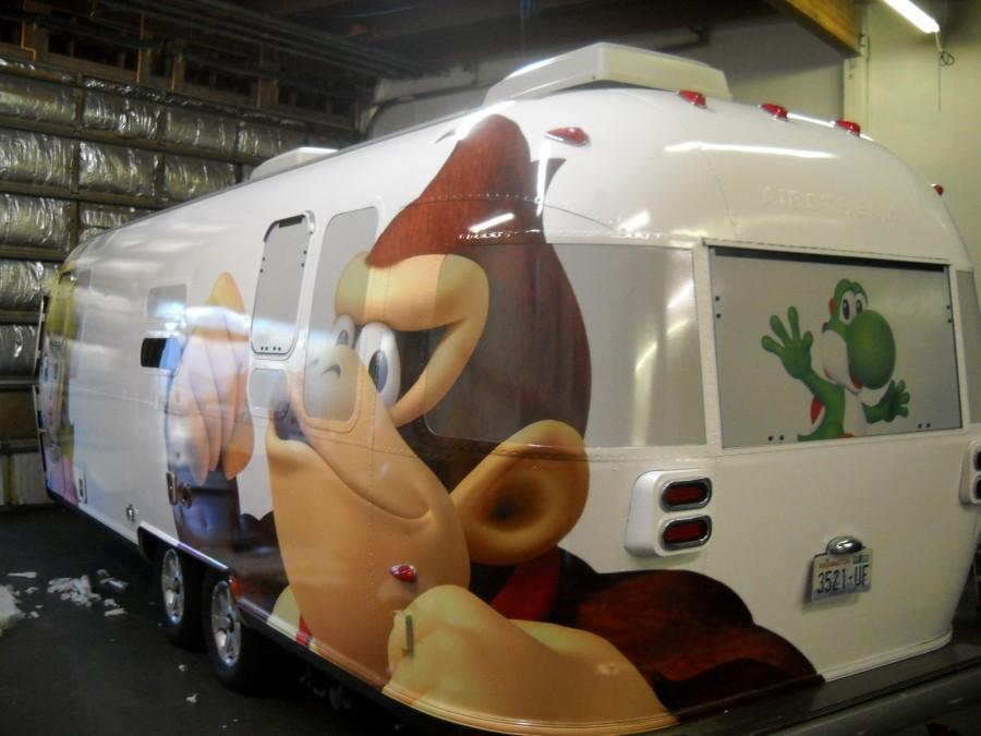 The Nintendo Experience tour Airstream  bus allows customers to get a preview of Nintendo’s holiday releases.