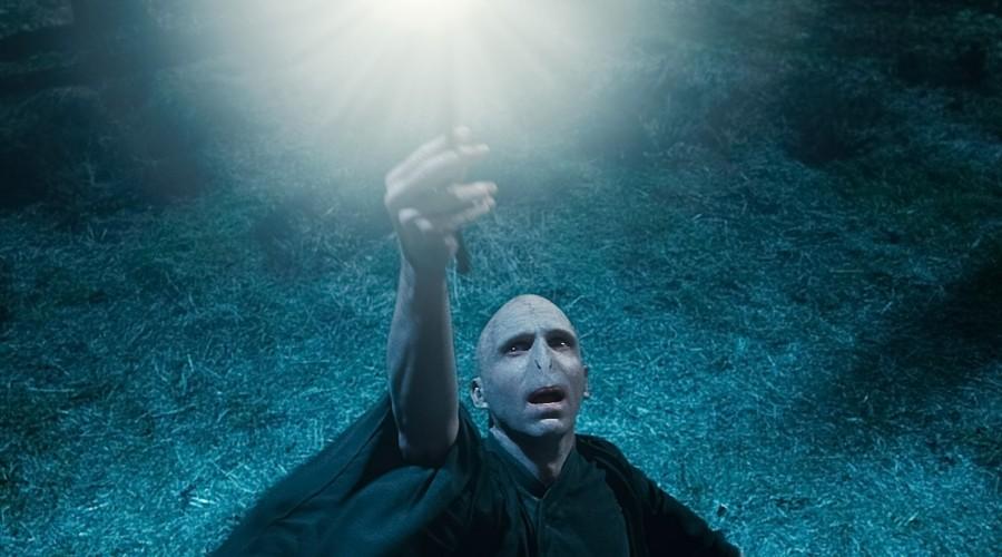 In this film publcity image released by Warner Bros. Pictures, Ralph Fiennes is shown in a scene from "Harry Potter and the Deathly Hallows