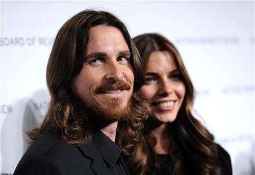 Christian Bale and his wife Sibi attend The National Board of Review of Motion Pictures at Cipriani’s 42nd Street on Tuesday, Jan. 11, 2011 in New York. Bale is the a nominee for Best Supporting Actor.
