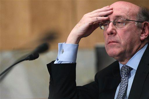 Gulf Coast Claims Facility Administrator Kenneth Feinberg testifies on Capitol Hill in Washington, Thursday, Jan. 27, 2011, before the Disaster Recovery subcommittee of the Senate Homeland Security and Governmental Affairs Committee, on claims from the BP Deepwater Horizon oil spill.