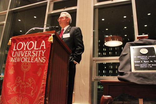 Winner of the St. Sebastian award, Roland J. Hymel, Jr. '53 tells how he brought the Saints to New Orleans. 