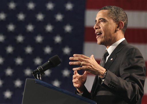 President Barack Obama speaks at the Winning the Future Forum on Small Business at Cleveland State University in Cleveland, Tuesday, Feb. 22, 2011. 