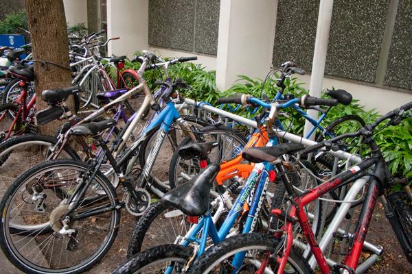 Many students have complained about locked up bikes on campus getting stolen. Patrick Bailey, director of Loyola University police, says that bike theft is frequent because bikes are not properly locked or registered.