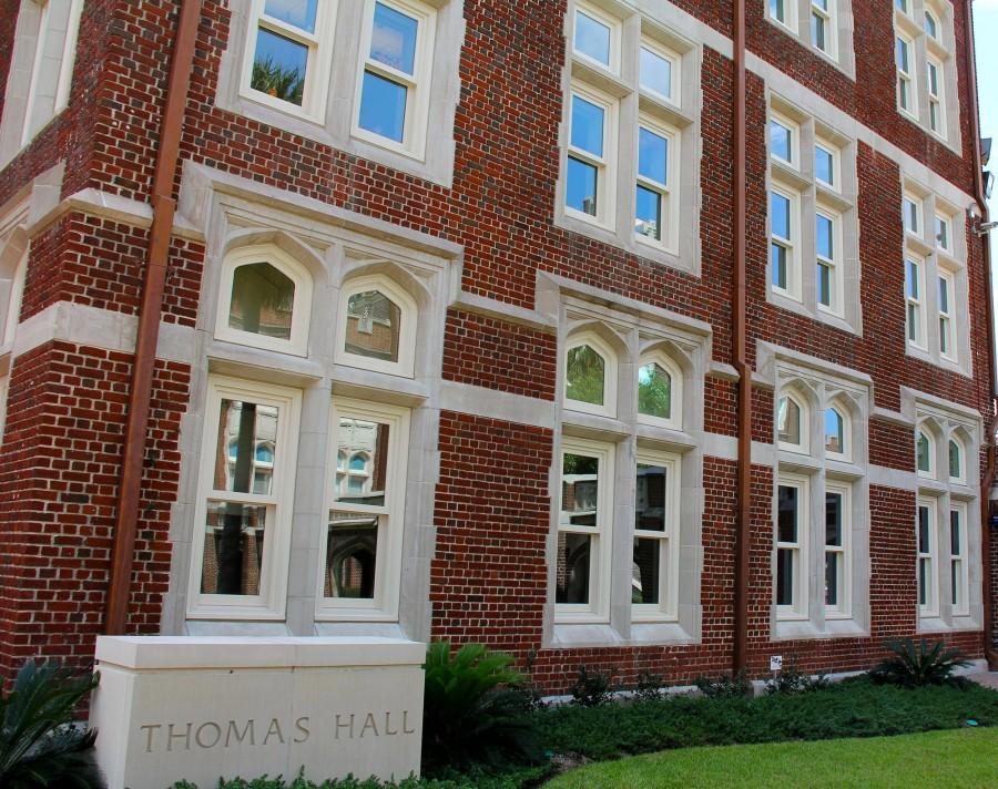 Due+to+new+renovations%2C+Thomas+Hall+has+recieved+Gold+LEED+Certification.+Thomas+Hall+is+part+of+a+campus-wide+effort+to+increase+sustainability.+