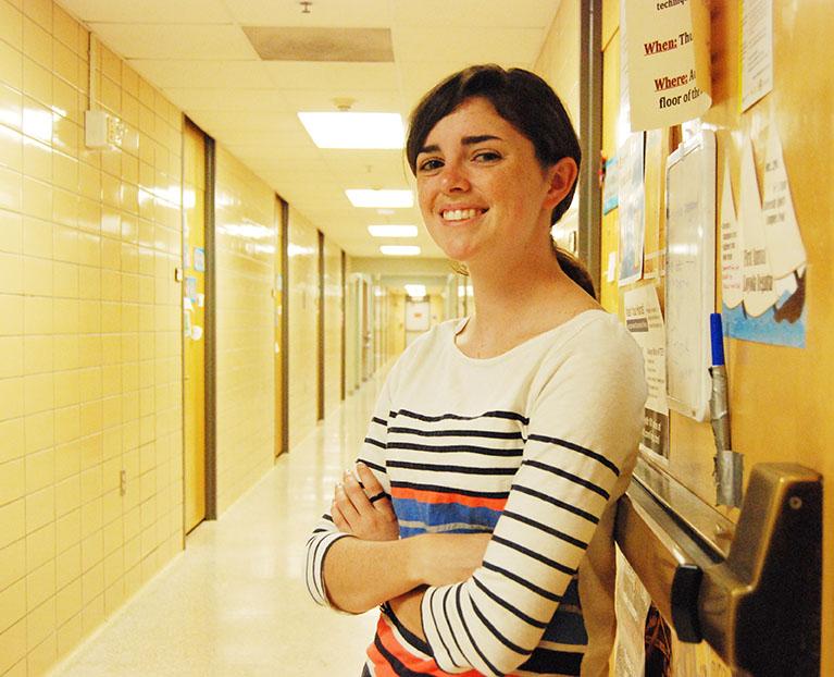 Carissa Marston, biology senior and Resident Assistant of Biever Hall, said her job allows her to be a leader. 