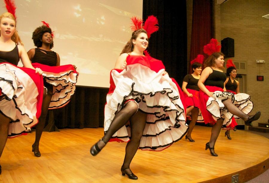 Music education senior Brooke Hagler, music industry senior Mahoganee Medlock, performance junior Marlee Jensen, performance sophomore Sarah Jackson, and performance general studies Courtney Noll performed “The Girls at Maxim’s” from Franz Lehár’s “The Merry Widow.” This performance was one of the highlights of Oktoberfest.