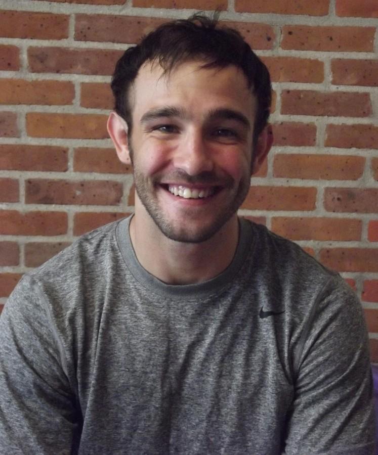 William Duhe, physics senior and University Sports Complex personal trainer
