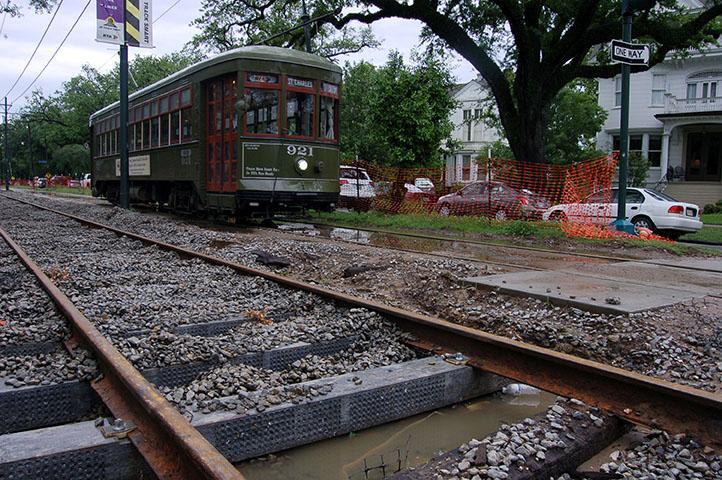 The Regional Transit Authority’s oldest streetcar line, St. Charles Avenue, is undergoing renovation. The 120-year-old line is the busiest with 3.1 million riders in 2011. The work is expected to be complete by the end of 2013.