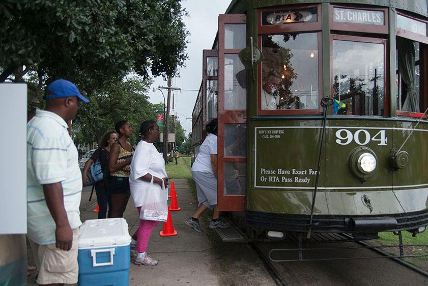 The St. Charles Avenue line will now run between Canal Street and Jefferson Avenue, while buses will run from Jefferson Avenue to S. Claiborne Avenue. 