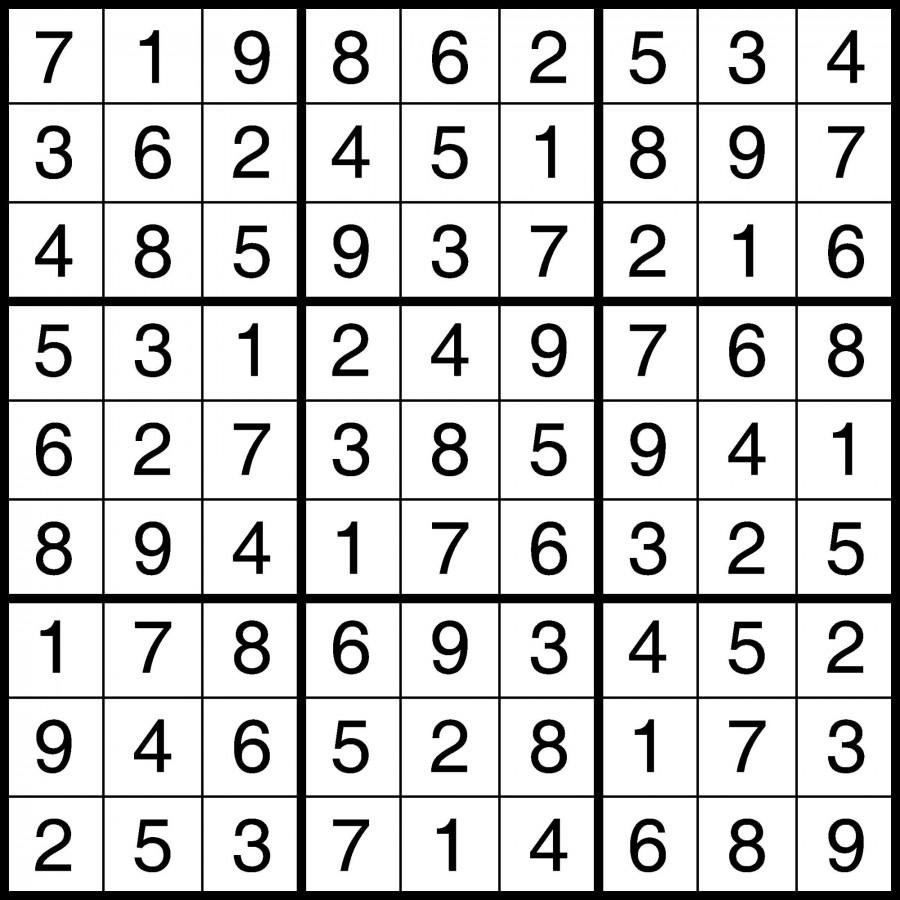 Puzzle Solutions for November 8, 2013