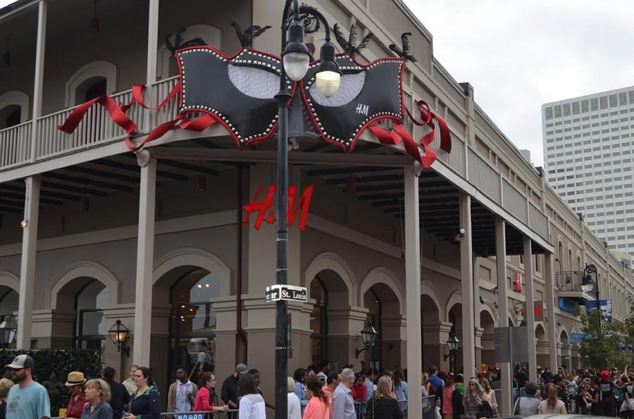 H&M opened on Saturday, Nov. 16, on the corner of Decatur Street and St. Louis Street in the French Quarter. 