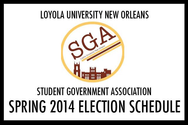 Spring 2014 SGA Election Timeline