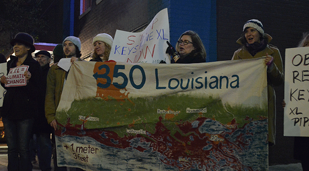 Protesters rally against pipeline