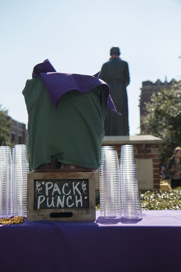 Pack Punch, an original creation, was served at the celebration.