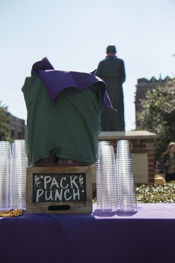 "Pack Punch", an original creation, was served at the celebration.