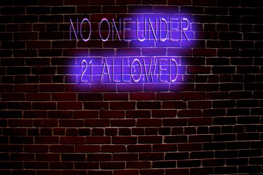No One Under 21 Allowed Neon web