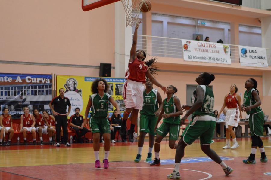 Former Wolfpack point guard Janecia Neely (above) drives to the basket for a lay in and attacks the defense during a game against Ad Vagos and Ovarense on Oct. 10 and 11. Neely is off a solid start to her career oversees, averaging 14 points and 5.2 assists per game through the first two games of the season.