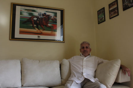 Patrick Coates relaxes in his apartment in Metairie, Louisiana. After struggling with and overcoming his addiction twice, Coates is able to live a normal life through help and guidance from the methadone clinic.