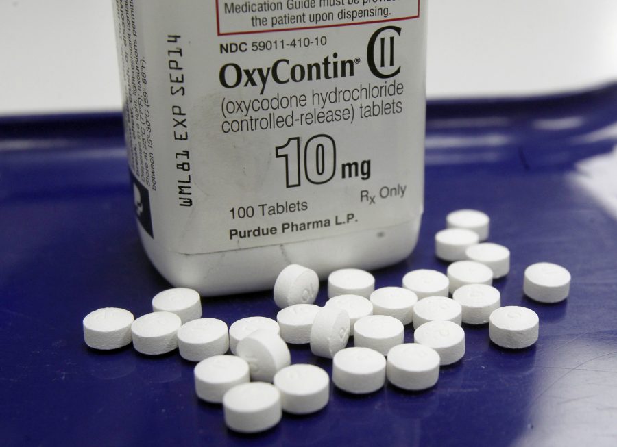 This Feb. 19, 2013, file photo, shows OxyContin pills arranged for a photo at a pharmacy in Montpelier, Vt. More than 28,000 Americans died from overdosing on opiates in 2014, a record high for the nation. (AP Photo/Toby Talbot, File)