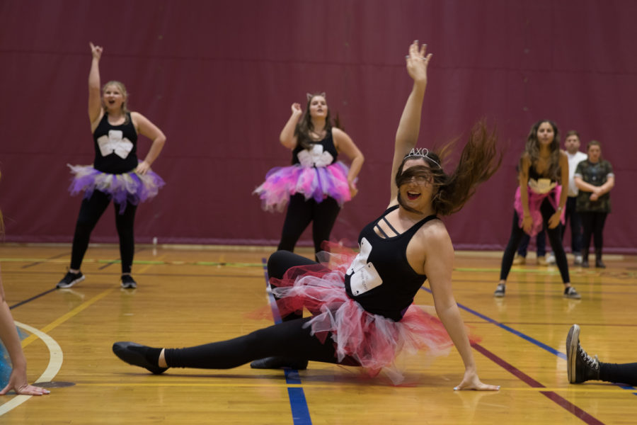 Loyola’s assorted Greek chapters perform choreographed skits and dances to close out Greek Week.  