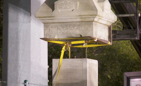 Confederate monument debate continues as one statue is taken down secretly