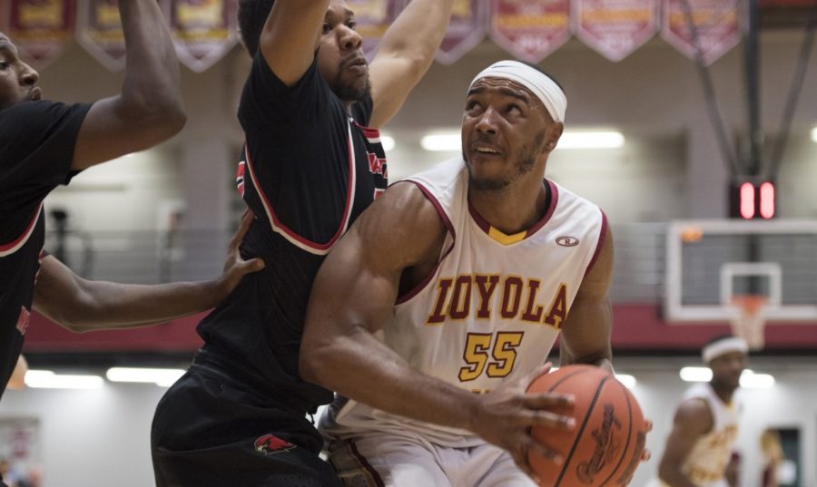 Accounting senior Benjamin Fields scoring against Martin Methodist University Feb. 8 2018. Fields led the way in scoring for Loyola with 17 points versus Bethel University on Feb. 10 2018. LOYOLA NEW ORLEANS ATHLETICS/Courtesy