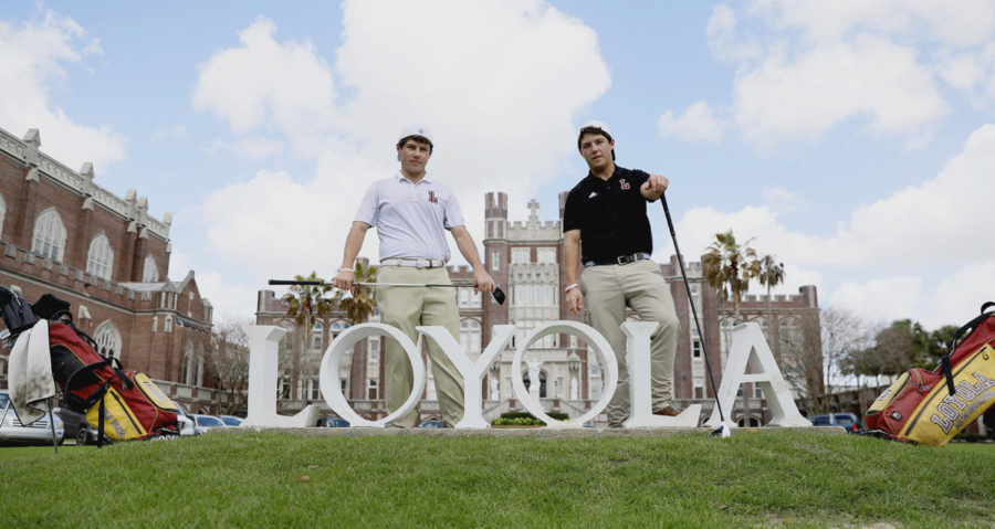 Business junior Philip Nijoka and finance junior Mark Nijoka are leaders on the Loyola golf team. The twin duo look to build off of their historic success and pave the way for future Loyola golfers. Photo credit: Cristian Orellana