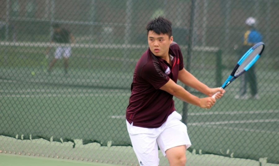 Freshman Tiger Cheung is the newest international tennis player from Hong Kong, China. After traveling over 8,000 miles from his home, Cheung has embraced Loyola as his school. Photo credit: Loyola University Athletics