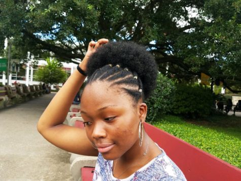 Women embrace their natural hair
