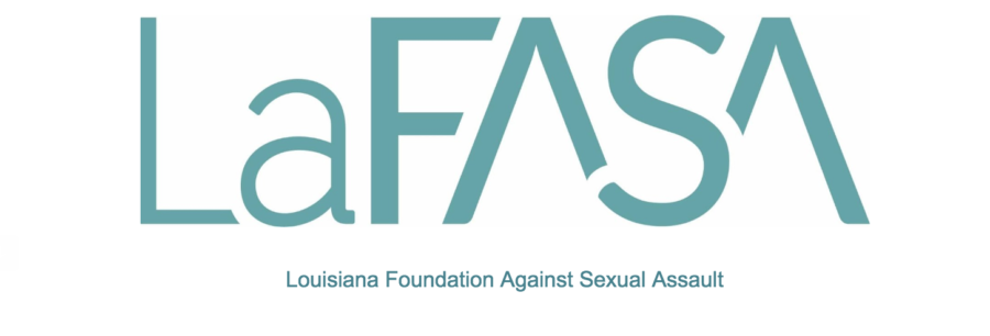 Logo of the Louisiana Foundation Against Sexual Assault. LaFASA works with colleges to prevent sexual violence. Courtesy of LaFASA.