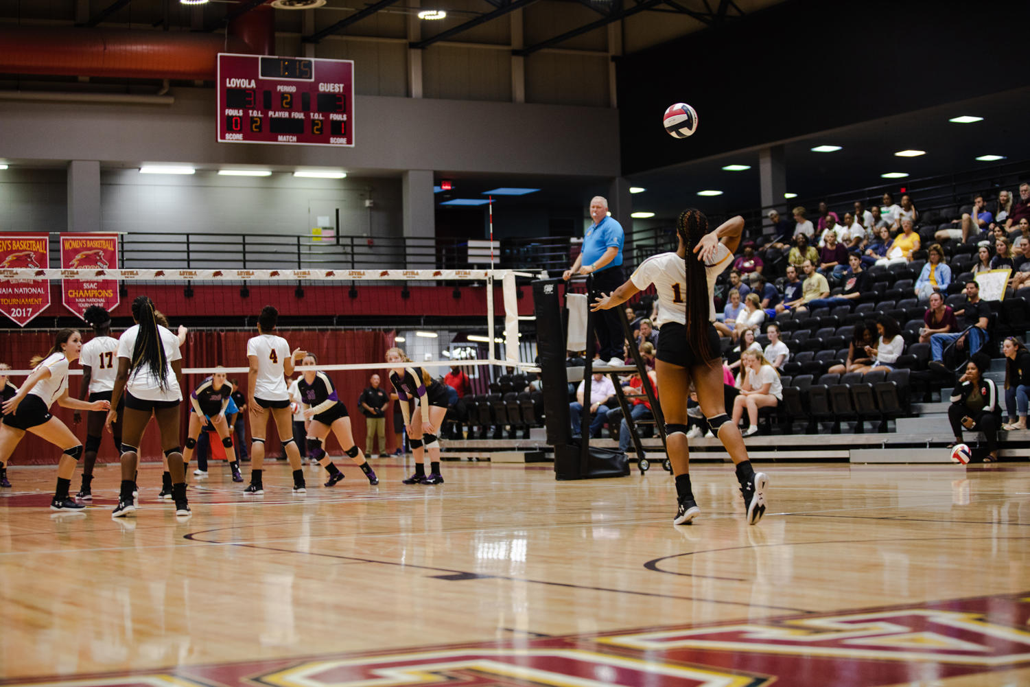 Loyola volleyball takes win by forfeit over Southern University at New