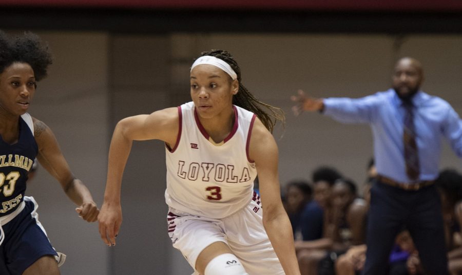 Freshman Tay Cannon had her best game of the season. Cannon shot a career-best in points and had a career-best in steals off the bench. She racked up 22 points and six steals, the most by any member this season. Photo credit: Andres Fuentes