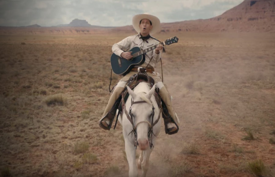 Screenshot of Netflix's "The Ballad of Buster Scruggs" home page. Courtesy of Netflix